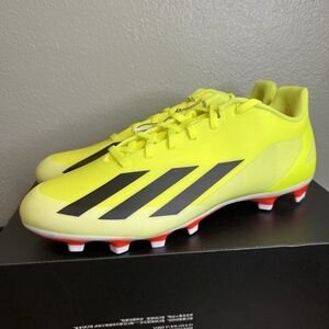 Adidas X Crazyfast Club FxG Team Solar Yellow Mens Size 9.5 Soccer Cleats IG0618